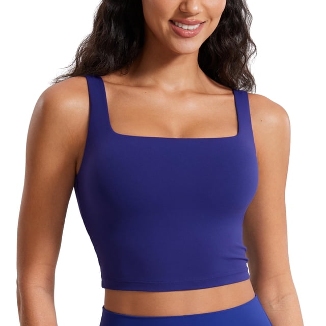 Top corto Butterluxe CRZ YOGA color azul Larkspur XXS