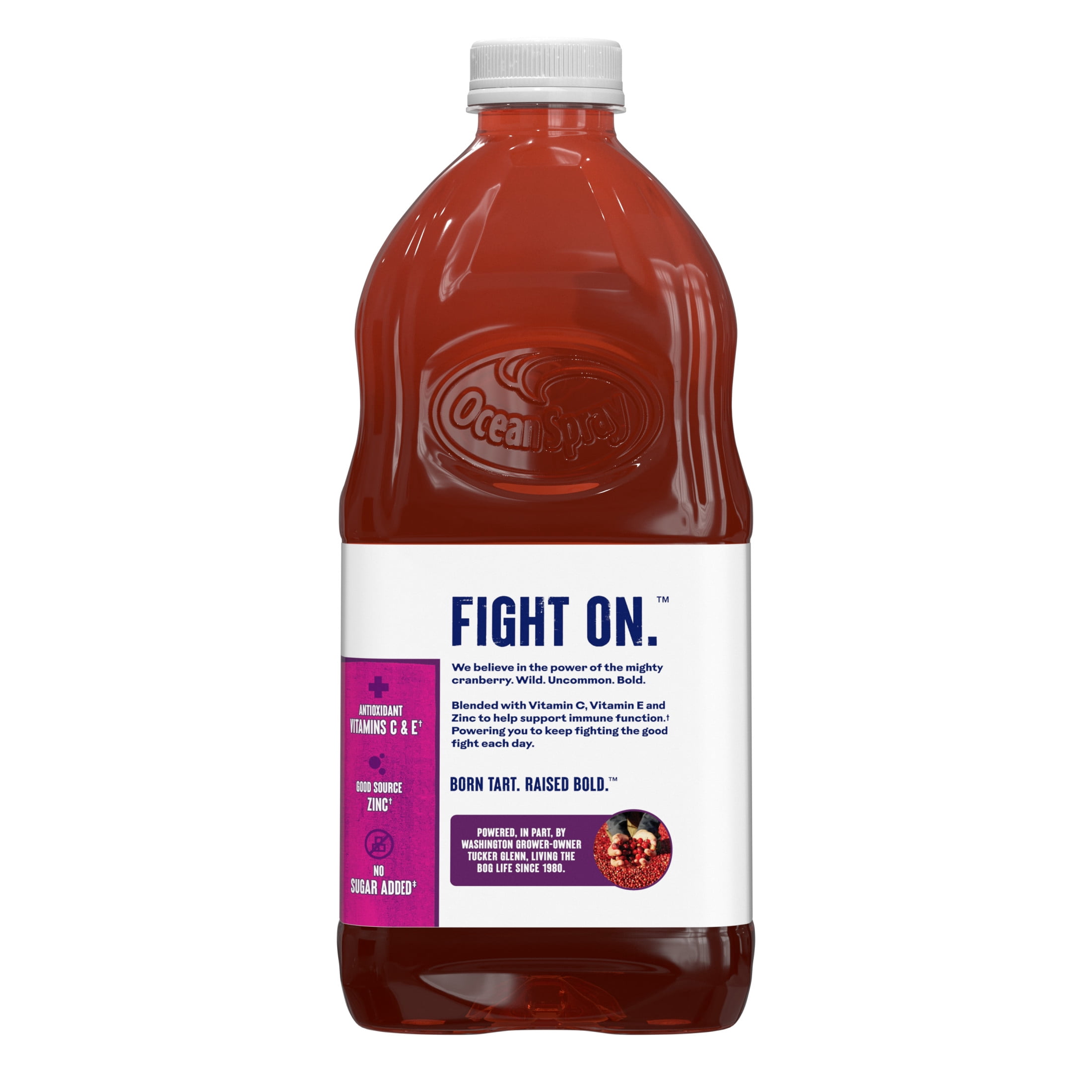 (2 pack) Ocean Spray® Immunity Cranberry Blueberry Acai Flavored Juice Drink, 50.7 Fl Oz Bottle