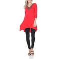 thumbnail image 2 of Women's 3/4 Sleeve Beaded Tunic, 2 of 3