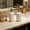White, variant on AURIGATE 2 Pack Glass Soap Dispenser Set, Refillable Empty Lotion Bottles with Stainless Steel Pump, Modern Liquid Soap Dispensers for Bathroom Kitchen Home Decor