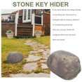 Voiceine Outdoor Key Holder Safe Fake Appearance Spare House Key Case ...