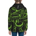 thumbnail image 6 of Naloa DINOSAUR IN SPACE Teenage Zipper Hoodie, Long Sleeve Zip Up Hoodies Casual Jackets Tops for 7-12 Years-Small, 6 of 6