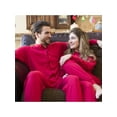 thumbnail image 4 of Big Feet Pajama Company Red Union Suit Sleeper Pajamas – Funny Rear Flap “DANGER BLASTING AREA”, Unisex, 100% Cotton, Snap Closure, Sizes XS-XXL, 4 of 5