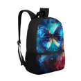 thumbnail image 2 of Uourmeti Butterfly Pattern Design Multiple Pockets Daypack for Travel Outdoor, Premium Non Fade Backpack Large Capacity School Backpack, 2 of 6