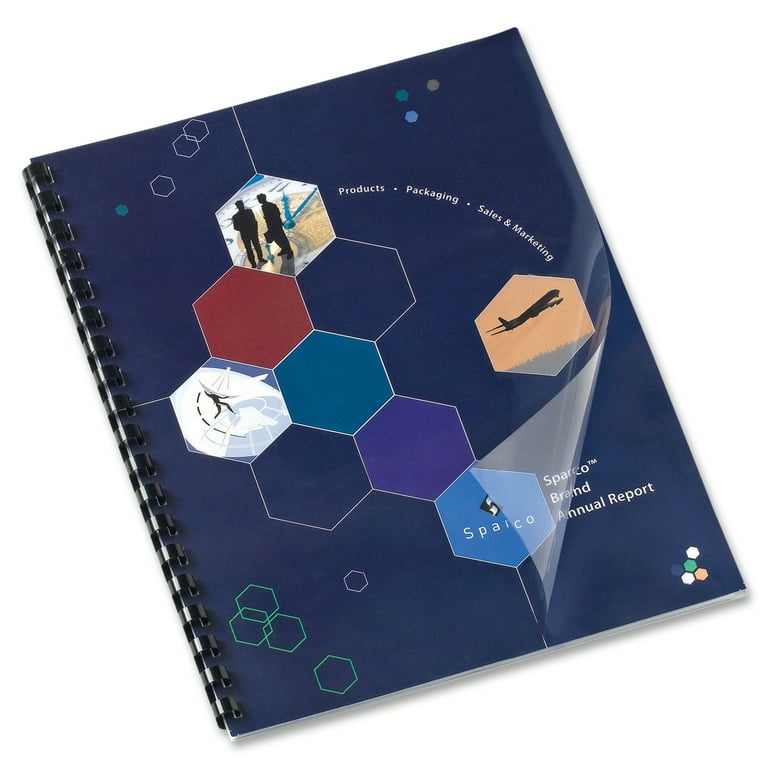 Sparco Clear View 18205 Premium Presentation Cover - 8 1/2 Sparco Clear View 18205 Premium Presentation Cover - 8 1/2