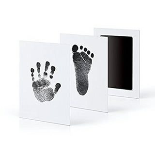 KeaBabies Solo Baby Hand and Footprint Kit, 11x8” Newborn Baby Keepsake  Handprint Kit 