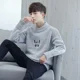 thumbnail image 4 of Suéter de punto para hombre, jersey de manga larga, informal, de color sólido, ropa de punto popular coreana, reseñas estéticas de alta calidad, 4 of 5