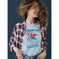 thumbnail image 2 of Born To Chill - Surfing Polar-Bear ICEE Graphic Women's T-shirt, 2 of 4