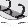 thumbnail image 2 of 1Pc Hook Wall Rack Bathroom Hook Towels Hook Hanger Home Room Row Hook (Black), 2 of 7