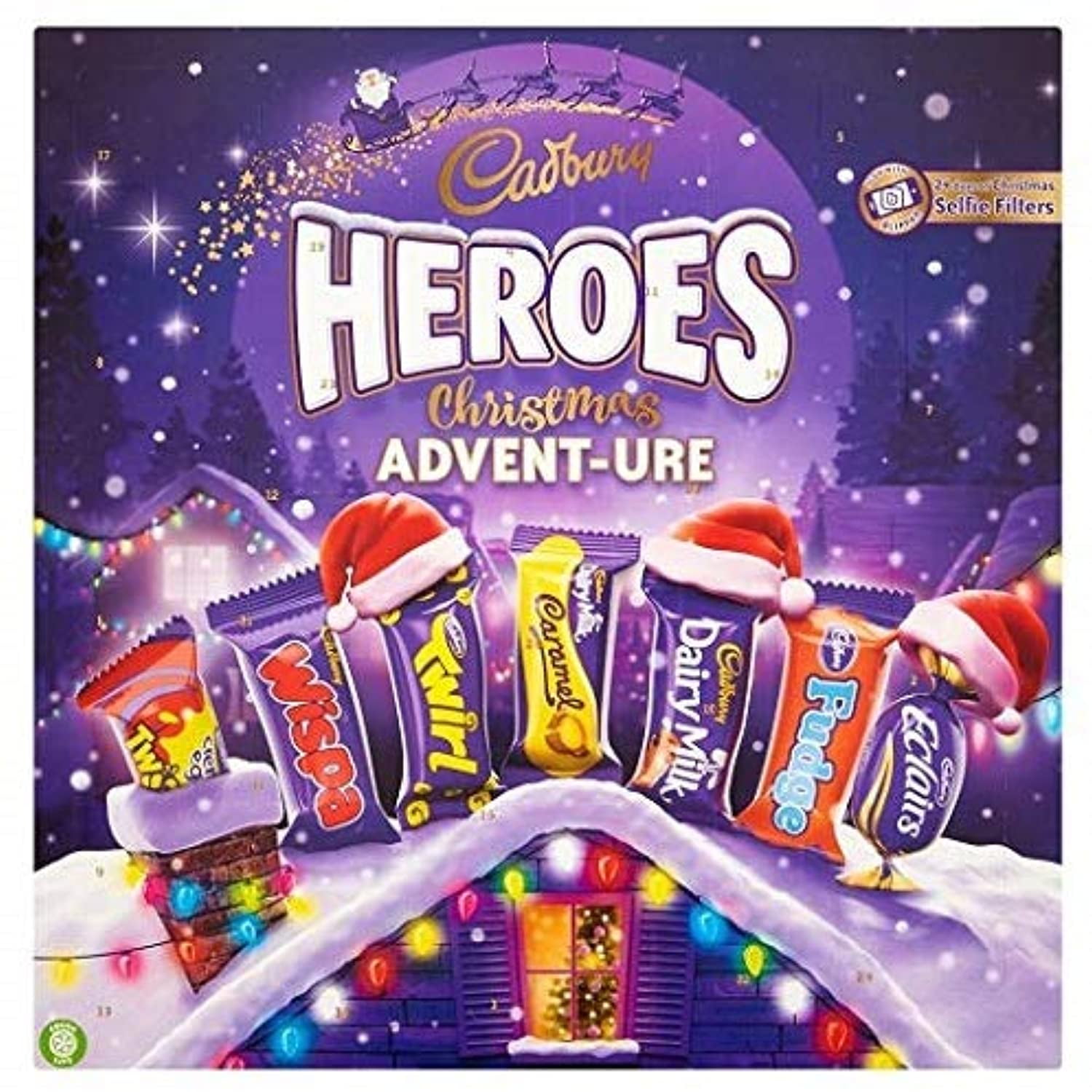 Cadbury Dairy Milk Heroes Advent Calendar 230G (Pack Of 2)