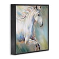thumbnail image 2 of Stupell Industries Rustic Lodge Flora White Horse Running Black Framed Giclee Art, 12 x 12, by Linda Sperruzzi, 2 of 7