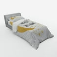 thumbnail image 3 of Ambesonne Saying Bedding Set 4 Pcs, Cheerful Calligraphy, Queen, Sand Brown Black, 3 of 3
