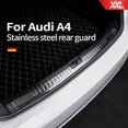 thumbnail image 2 of Protector de maletero trasero de acero inoxidable para Audi A4 B9 2021 2020 2019 Sedán, protección antiarañazos, accesorios para coche, 2 of 4