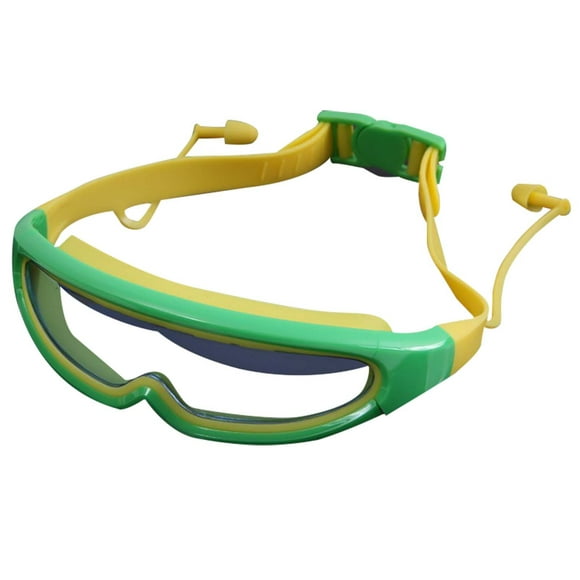CEHVOM Children's Waterproof And Anti-fog Swimming Goggles With One-piece Earplugs