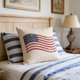 thumbnail image 5 of Independence Day cushion cover flag star hearts cushion cover Decorative items, 5 of 6