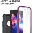 thumbnail image 2 of AmPm Coque pour iPhone 8 & iPhone 7, Robuste avec Protecteur d'Écran Intégré, Protection Robuste, Coque Antichoc Mince pour iPhone 8 (2017) 4,7 Pouces- Noir, 2 of 8