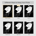 thumbnail image 3 of PixonSign Adhesive Canvas Print Wall Art Set - Black & White Calla Lily Flower Poster Art - Set of 3 Nature Wilderness Floral Plants Photography Wall Décor for Living Room - 12"x16", 3 of 5