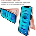thumbnail image 5 of REQO Compatible with iPhone 14 Plus Case Wallet with Credit Card Holder, Flip Premium Leather Magnetic Clasp Kickstand Heavy Duty Protective Cover for iPhone 14 Plus 6.7 Inch (Rose Gold), 5 of 7