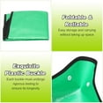 thumbnail image 3 of 3Pcs Repotting Mat 26" x 26" PE Cloth Waterproof Plant Repotting Mat Foldable Portable Gardening Potting Tray with Plastic Buckle for Indoor Plant Change Soil Watering, Green, 3 of 5