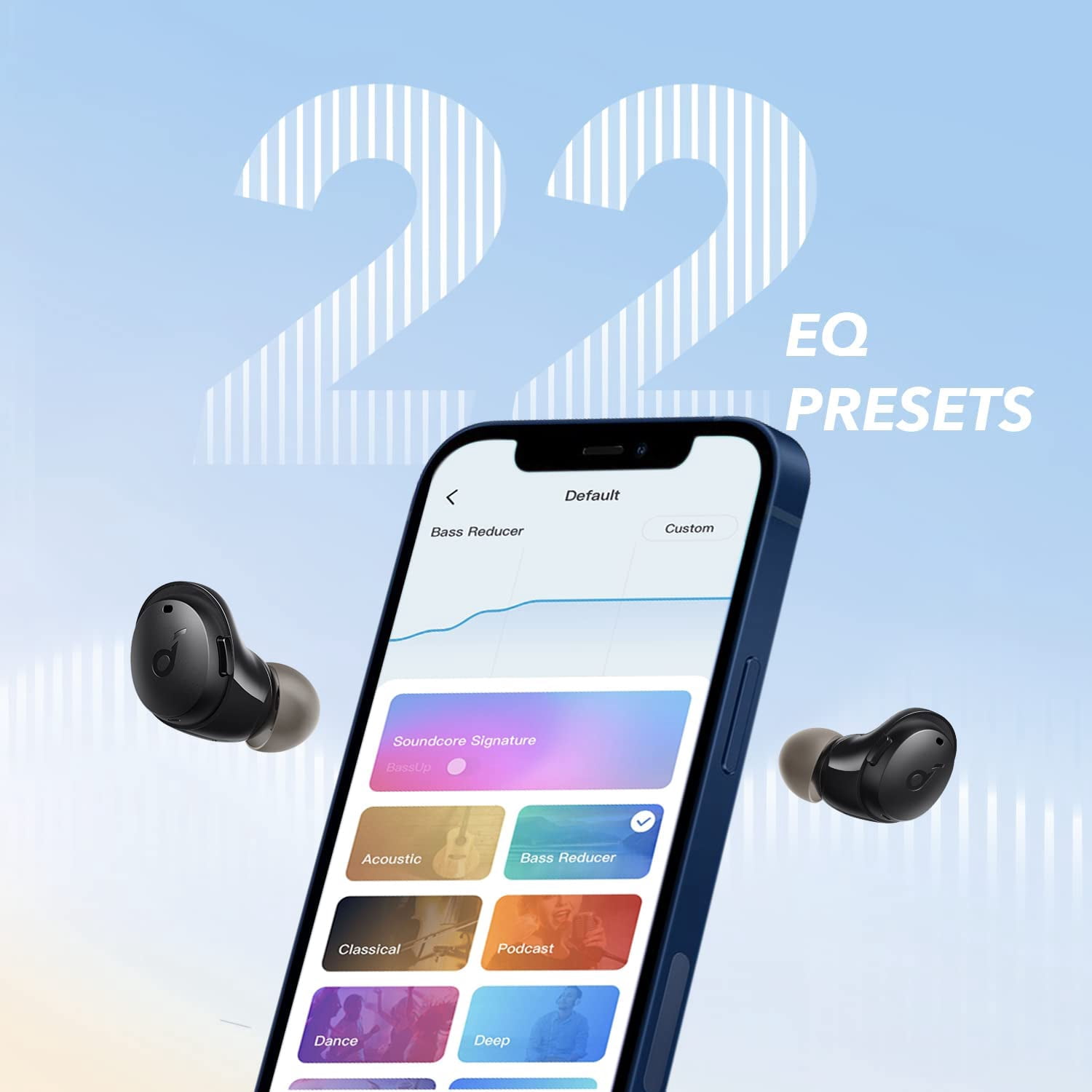 Soundcore by Anker Life A3i Bluetooth Earbuds with Hybrid ANC, AI-Enhanced Calls, Black