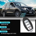 thumbnail image 3 of Reemplazo de control remoto inteligente de entrada sin llave KR5S180144106 433Mhz para Nissan Rogue 2017 2018 285E3-6FL2B Chip 4A 4 Botones de Unique Bargains, 3 of 7