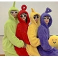 thumbnail image 4 of Winter Plush Sleepwear Cartoon Costume Halloween Christmas Mascot Costume Unisex Onesie for Women Men, 4 of 5