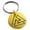Gold, variant on Stainless Steel Norse Valknut Viking Engraved Small Medallion Circle Charm Keychain Keyring