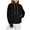 a-Black186, variant on VNKIDY Women's Sweatshirt Solid Color Half Zip Pullover With Stand Collar Drawstrings Loose Fit Long Sleeve Casual Sweatshirt For Daily Wear Athletic Tops
