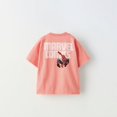 thumbnail image 2 of Camisetas de verano para niños y niñas, ropa deportiva informal, Camiseta con estampado de dibujos animados, Tops holgados de manga corta con cuello redondo a la moda, 2 of 5