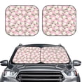 thumbnail image 2 of Balery Daisies Flowers Parasol para parabrisas de coche de 2 piezas | Parasol plegable para parabrisas delantero de coche para la mayoría de sedanes-Large, 2 of 6