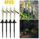 thumbnail image 1 of Lámpara solar de vela con enchufe de tierra para exteriores, decoración de jardín, lámpara LED de vela de poste largo, 4 unidades, para patio, 1 of 9