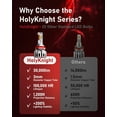 thumbnail image 6 of LUXSTER 2025 HolyKnight, 30000LM 55W 9012 HIR2 LED Headlight Bulbs, Dual High Low Beam Headlight, Super Bright, 6000K Cool White, Pack of 2, 6 of 7