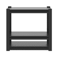 thumbnail image 3 of Tcbosik 3-Tier Metal Storage Rack with Adjustable Shelves, 45-50 Gallon Fish Tank Stand, Heavy Duty Reptile Tank Stand, Utility Shelving Unit for Home Office, Black (Tank Not Included), 3 of 10
