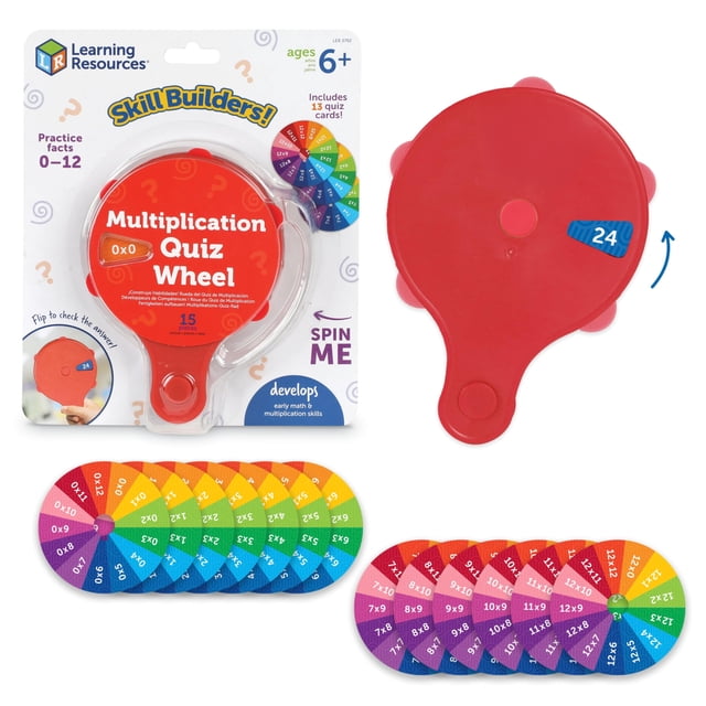 ¡Juguetes, recursos de aprendizaje, creadores de habilidades! Cuestionario de multiplicación
