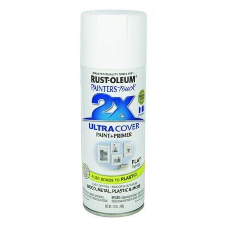 UPC 020066187804 product image for Rust-Oleum 249126 Painter s Touch Multi Purpose Spray Paint  12-Ounce  Flat Whit | upcitemdb.com
