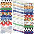 thumbnail image 1 of Jiibva 50pcs/set Football Pattern Stickers Fans Face Stickers Tape Wound Plasters Waterproof Adhesive Bandages, 1 of 7