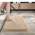 thumbnail image 1 of DEKAXID - 1 alfombra de baño absorbente antideslizante de felpa para bañera, alfombra gruesa para puerta de inodoro, accesorios de baño, decoración del hogar y habitación, 1 of 7