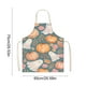 thumbnail image 3 of Delantal de Halloween con Temática de Terror | Delantal de Cocina de Poliéster Resistente a La Suciedad, 75 X 65 Cm | Azul Claro | Ajustable con Lazo y Bolsillo Frontal | Ideal para Cocinar, Hornear, 3 of 6