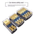 thumbnail image 6 of 4 Way ANL Fuse Holder, Copper 0/2/4 Gauge to 4/6/8 Gauge 60 Amp Fuse Distribution Block for Car Audio Amplifier, 6 of 8