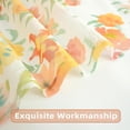 thumbnail image 5 of DriftAway Floral Sheer Curtains for Living Room Yellow Flower Spring Printed Light Filtering Curtain Drapes for Bedroom 84 Inches Long 4 Panels Set Rod Pocket Window Treatments Modern Elegant Curtain, 5 of 5