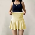 thumbnail image 6 of DHFJKG Tennis Skirts For Women High Waist Pleated Athletic Skorts For Workout Yoga Running Stretchy Wide Waistband Comfortable Trendy Skirt, 6 of 7