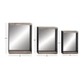 thumbnail image 4 of DecMode 24", 28", 32"H Beige Wall Mirror, Set of 3, 4 of 8