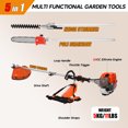 thumbnail image 5 of Floseru 52CC 2-Cycle Gas Weed Wacker, 5 in 1 String Trimmer, 2026 Upgraded Weed Eater Gas Powered, 9500rpm High Power Gas Weed Eater, Brush Cutter, 5 of 10