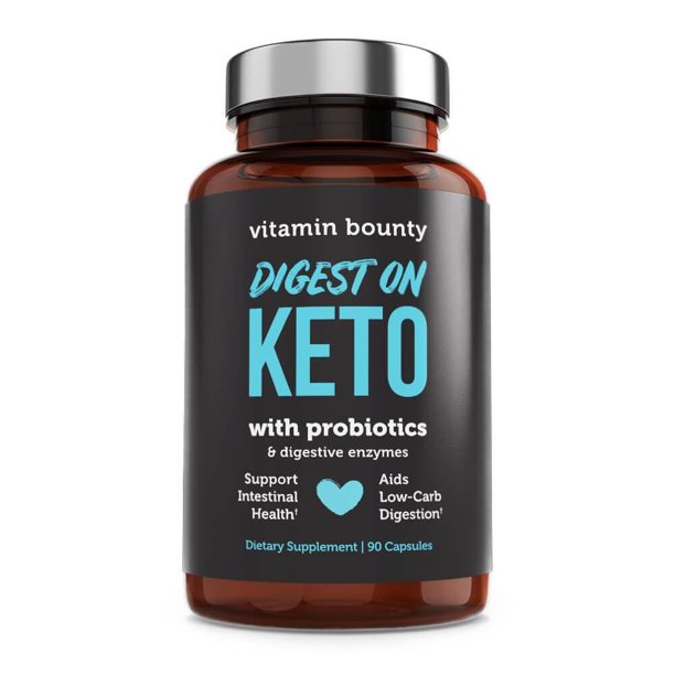 Digest On Keto Vitamins, Probiotics with Digestive Enzymes Walmart