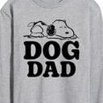 thumbnail image 3 of Peanuts - Dog Dad - Men's Long Sleeve T-Shirt, 3 of 6