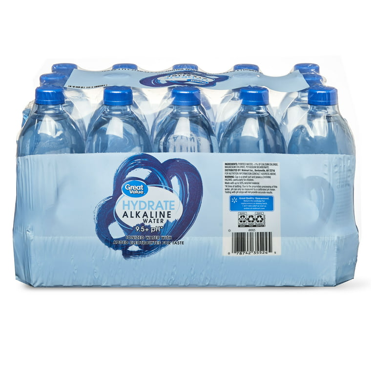 Great Value Purified Drinking Water, 16.9 fl oz, 24 Count