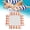 Orange, variant on 4-in-1 Inflatable Water Hammock Swimming Pool Floats with Air Pump, Lake Lounging Float Heavy Duty Portable Lounger Chair Raft Beach Bachelorette Essentials for Summer Relaxing