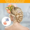 thumbnail image 7 of 6 Pcs Hair Claw Clips for Girls, 6 Cellulose Acetate Colors，Small French Hair Claw ，for Women Girl All Hairstyles, 7 of 7