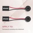 thumbnail image 2 of 5Pcs Carte Mère Haut-Parleur Buzzer PC Ordinateur Carte Mère Bip Buzzer Interne pour la Réparation d'Ordinateur, 2 of 7