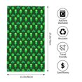 thumbnail image 2 of Balery leaves and glasses of beer for St. Patrick's Day Toalla de Microfibra Premium con Estampado – 27.5x16 pulgadas, Alta Absorción, Suave y Aterciopelada, Secado Rápido, 2 of 6